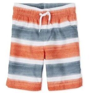NEW TIE DYE STRIPED SWIM TRUNKS